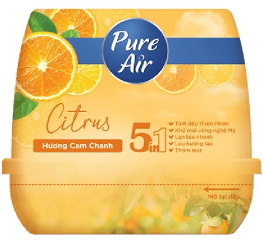 PU- Citrus Flavor Scented Wax Pure Air 180g T3