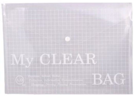 PU- Clear Bag F4 (Bìa Nút Nhựa F4)