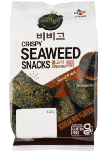 SN- BBQ Flavor Instant Seaweed Bibigo 5g x 3packs