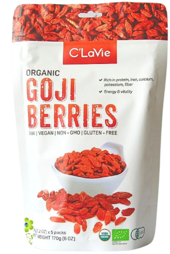 NU- C'LaVie Organic Goji Berries 170g T3