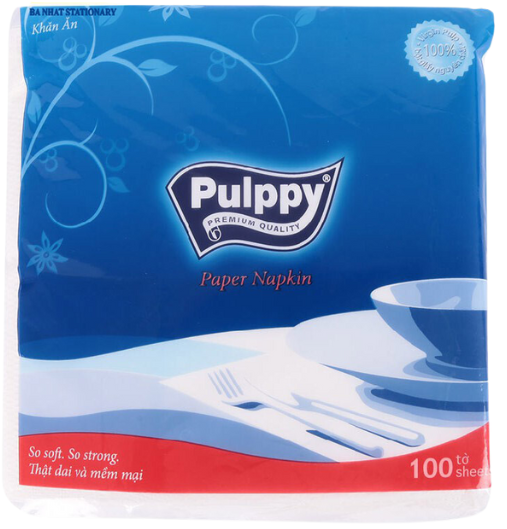 PU- Paper Napkin Pulppy 100Sheets