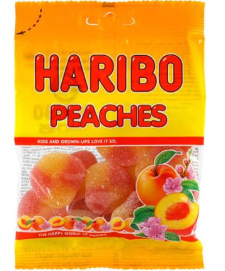 SN.CD-Peaches Candy Haribo 80g
