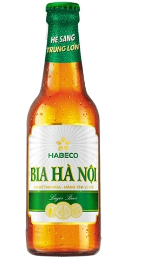 BE.LB- Lager Beer 4.3% Hà Nội 450ml (Xanh)