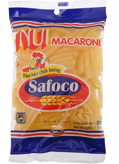 Nui Ống Safoco 200g - Macaroni Safoco 200g - Moonmilk – MOONMILK ...