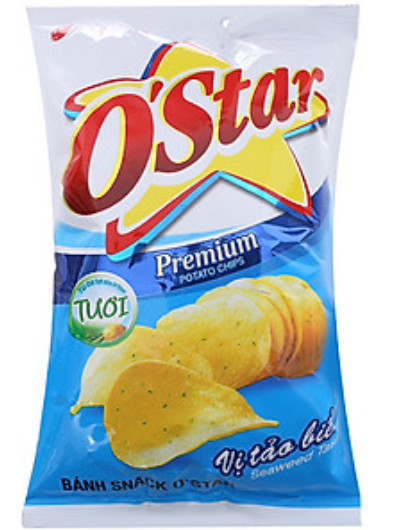 SN- Natural Flavor Potato Snack O'star 60g T3