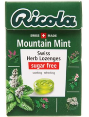 CD- Kẹo ngậm không đường bạc hà Ricola 40 - Mountaint Mint Candy Ricola 40g (Box)