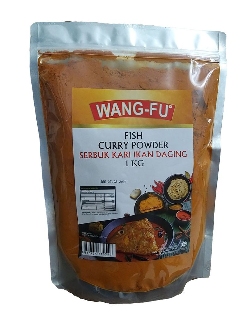 SD- Gia vị cà ri cá Serbuk Kari Ikan Daging 1kg - Fish Curry Powder