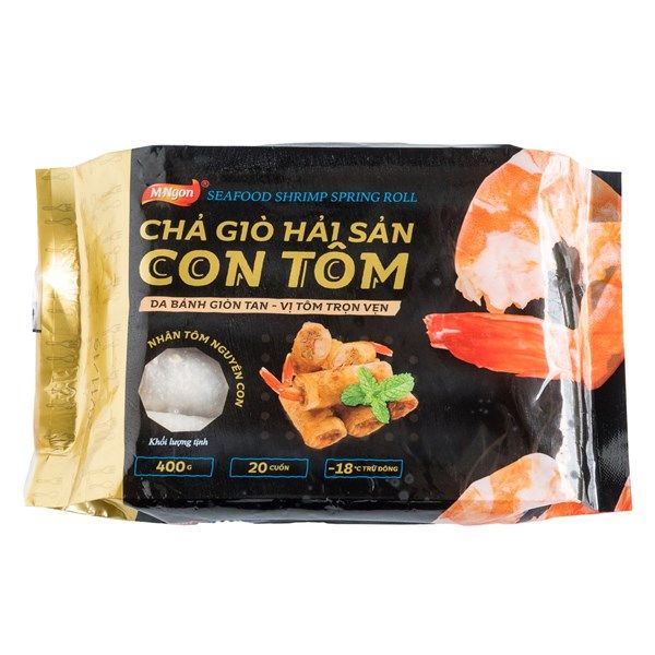 MW- chả giò hải sản m-ngon 400g - Seafood Spring Rolls M-Ngon 400g ( pack )