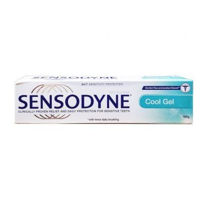 PU.PC- Kem đánh răng Sensodyne Cool Gel - Cool Gel Toothpaste Sensodyne 100g ( Box )