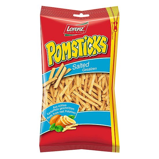 PC.S- Bánh khoai tây que - Salted Pomsticks Lorenz 100g