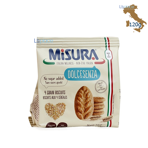 PC.WE- Bánh quy 4 loại ngũ cốc - 4 Grain Biscuits Misura 120g