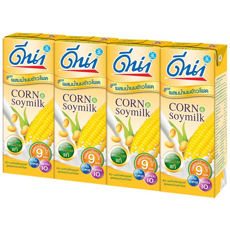 DA.M.N- Sữa đậu nành hương bắp 180ml - Soymilk Corn Soy Secretz 180ml ( bottle )