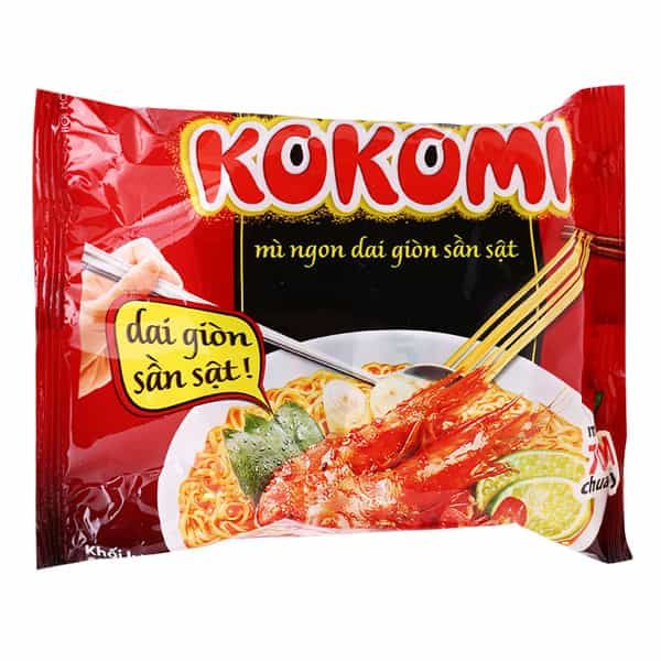 NDI- Mì tôm chua cay Kokomi 65g - Spicy & Sour Shrimp Noodles (pack)