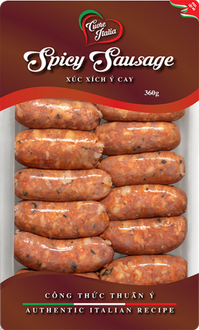 ME.SS- Xúc xích Ý cay 9/360g - Spicy Sausage Italia 9/360g