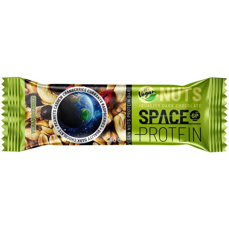 GR.G- Space Protein Vegan Nuts Berries 4-Nuts 40g T11