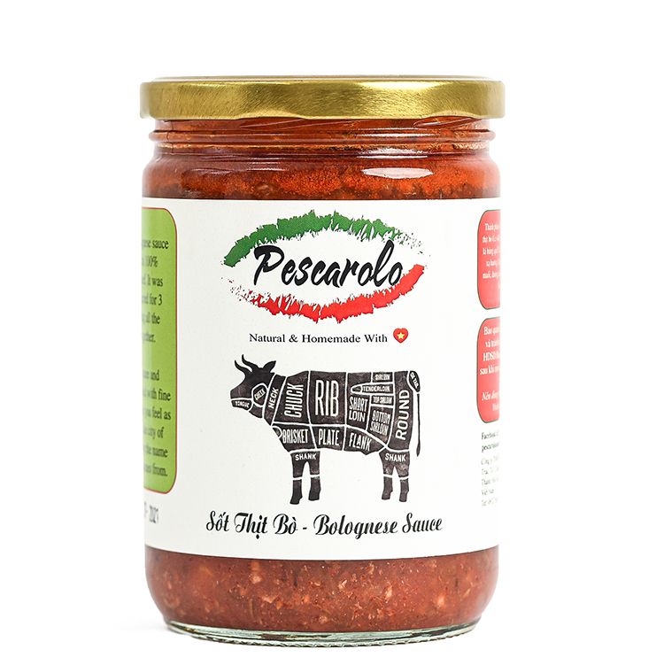 SS- Xốt cà chua bò Pescarolo 500g - Bolognese Sauce ( bottle )