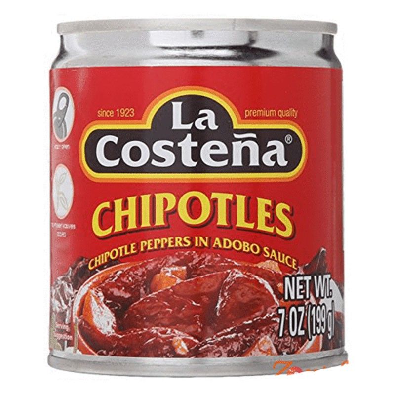 SS- Ớt Chipotle ngâm sốt Adobo La Costena 199g - Chipotle Peppers In Adobo Sauce ( jar )
