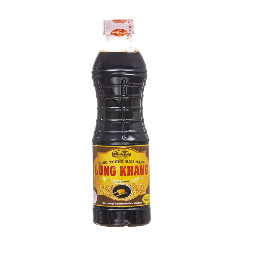 SS- Nước tương đậu nành Long Khang 500ml - Soy Sauce ATK 500ml ( bottle )