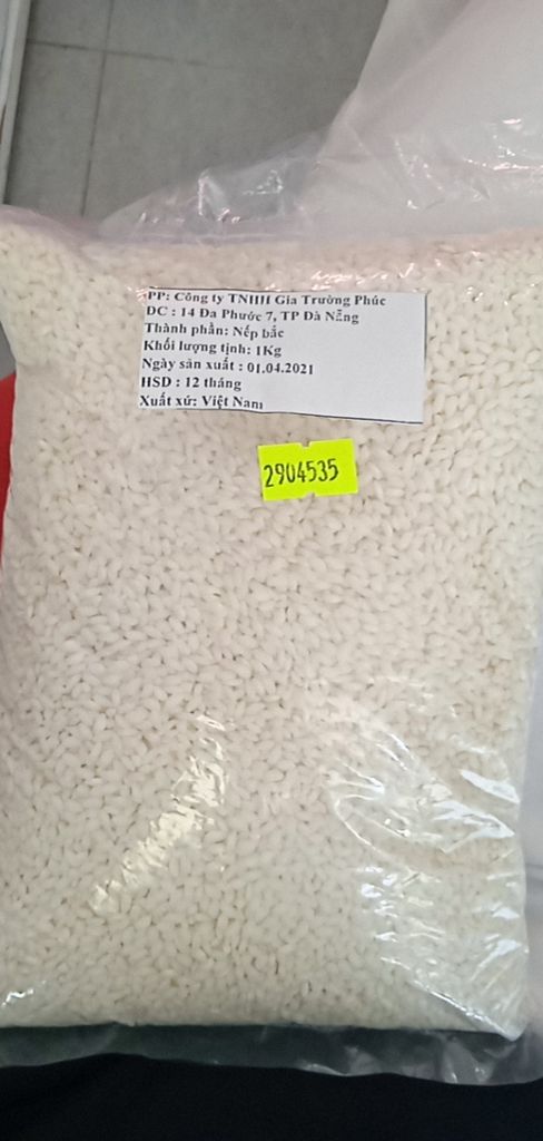 R- Gạo nếp - Sticky Rice Hoa Vàng 1Kg (pack)