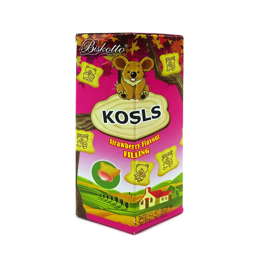 PC.S- Bánh gấu vị dâu - Strawberry Flavour Filling Kosls (Box)