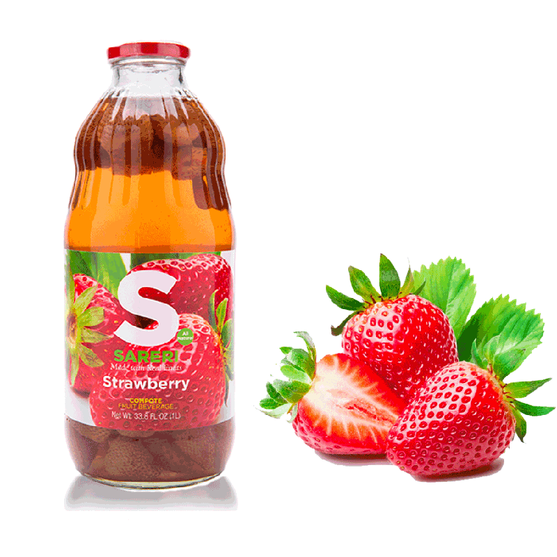 BW.J- Nước dâu - Strawberry Juice Sareri 300ml ( bottle )