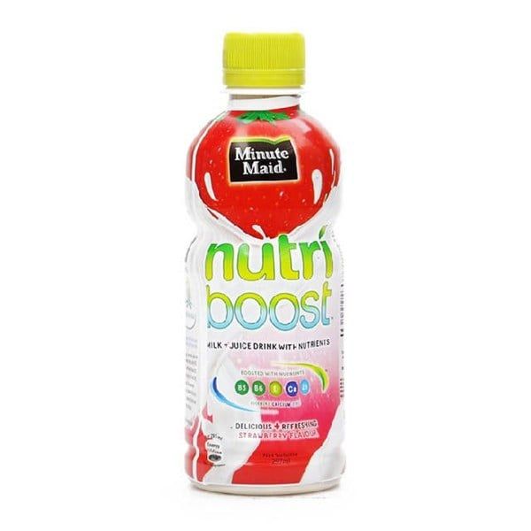 DA.M.N- sữa dâu nutri boost 297ml - Strawberry Nutri Boost 297ml ( bottle )