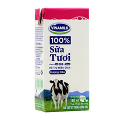 DA.M.F- Strawberry UHT Fresh Milk Vinamilk 180ml