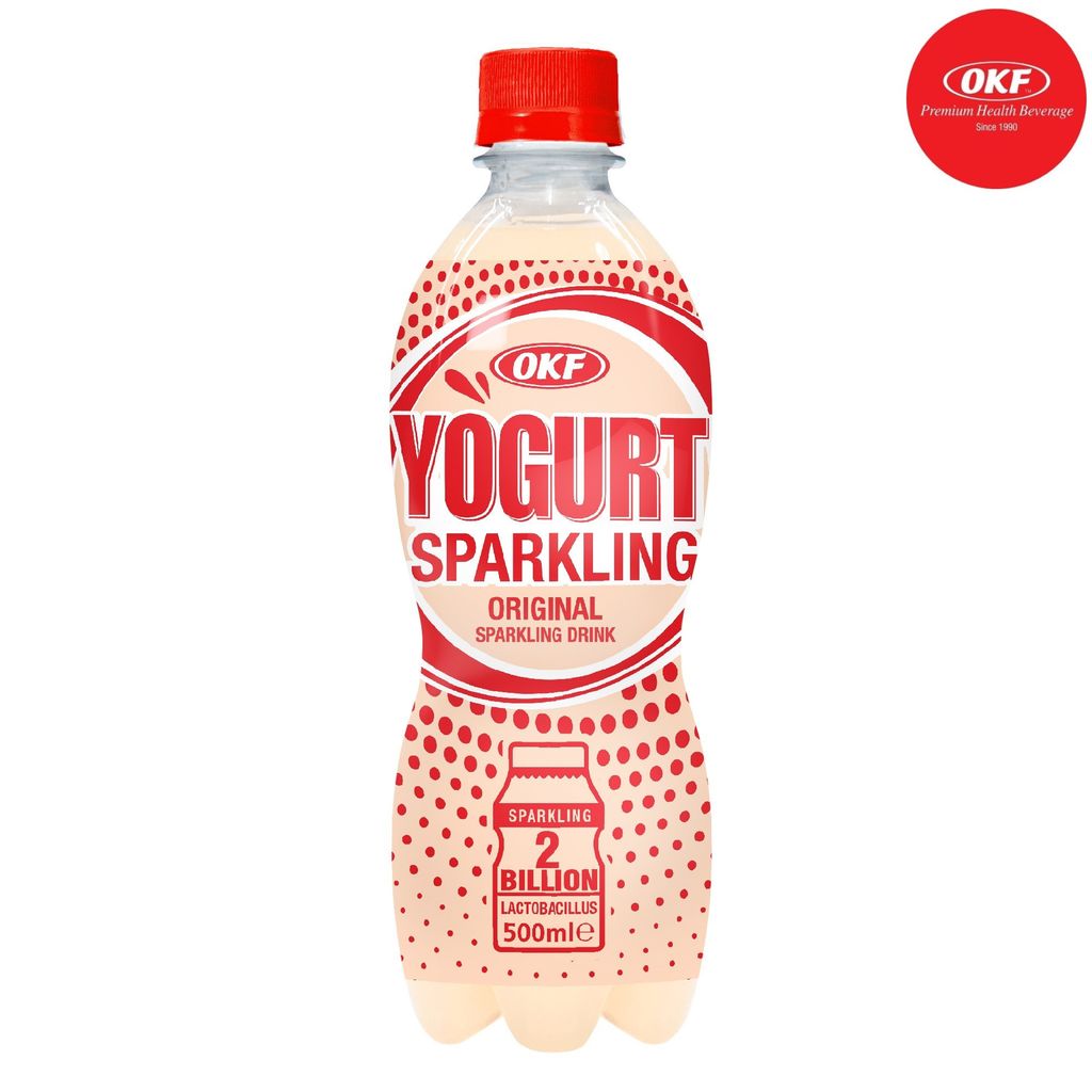 DY-Sữa chua có ga OKF 350ml- Yogurt Sparkling OKF 500ml T5