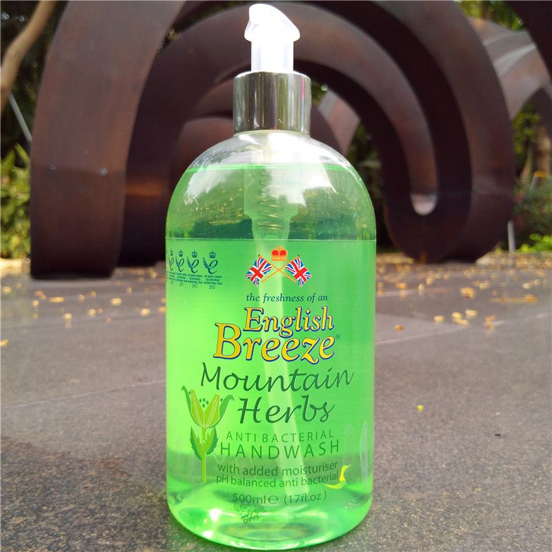 PU.H- SỮA RỬA TAY HƯƠNG THẢO MỘC ENGLISH BREEZE 500ML - Handwash Mountain Herb English Breeze 500ml ( bottle )