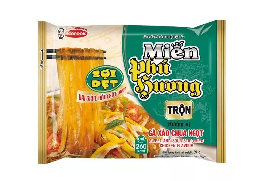 GR.NO- Sweet & Sour Chicken Flavor Vermicelli Phú Hương Acecook 69g (24)