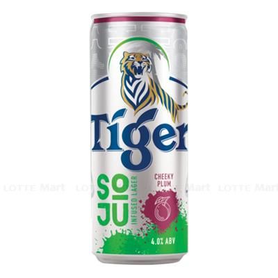 BE.LB- Cheeky Plum Flavor Beer Soju Tiger 330ml T4