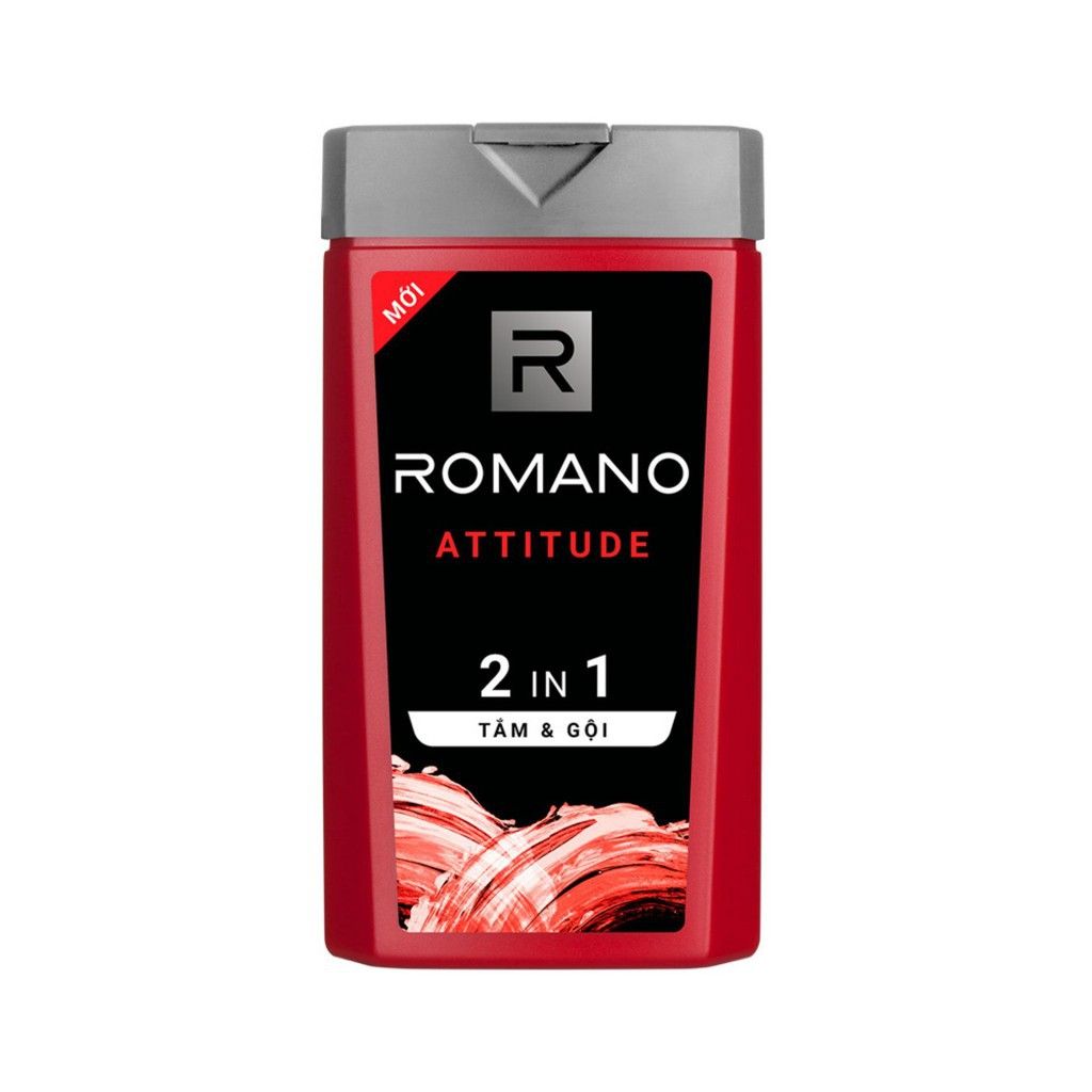 PU.PC- TẮM GỘI 2IN1 ROMANO ATTITUDE - Shampoo & Shower Gel 2 In 1 Attitude Romano 180g ( bottle )