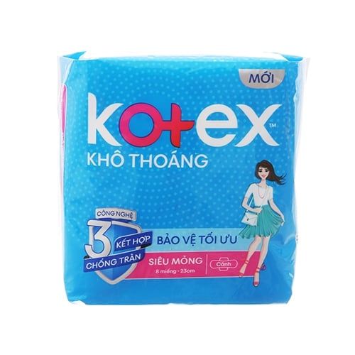 PU.P- Băng vệ sinh Kotex Style siêu mỏng cánh 23cm - Tampon Kotex SMC 23cm ( pack )