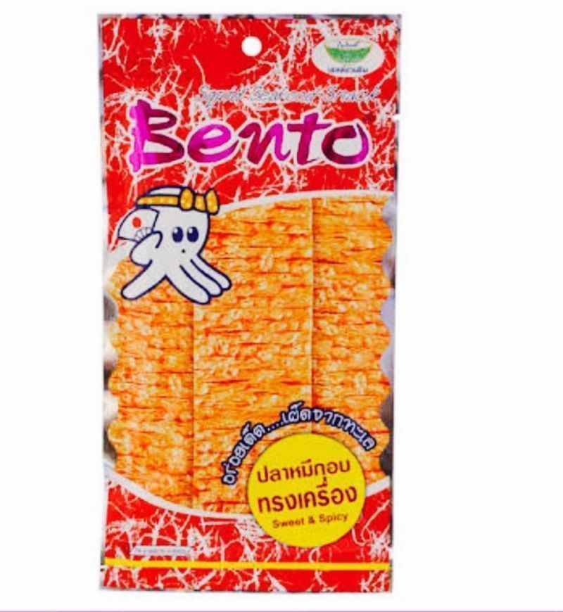 PC.S- Mực tẩm - Thai Spiced Squid Snack Bento 6g (Pack)