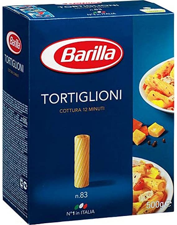 P- Nui ống tre Barilla 500g - Tortiglioni (Box)