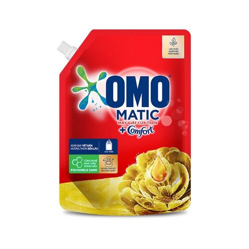 PU.HC- Nước Giặt Omo Matic Comfort Hương Tinh dầu thơm - Liquid Detergent Omo Matic Comfort 2kg ( pack )