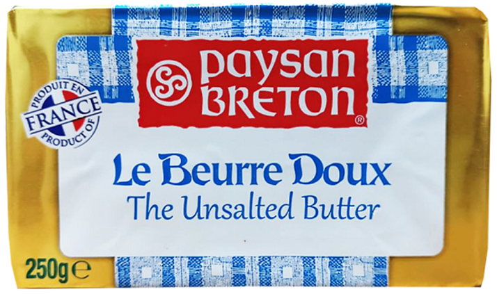 DA.B- Bơ lạt Paysan Breton 250g - Unsalted Butter Foll Paysan Breton 250g ( pcs )