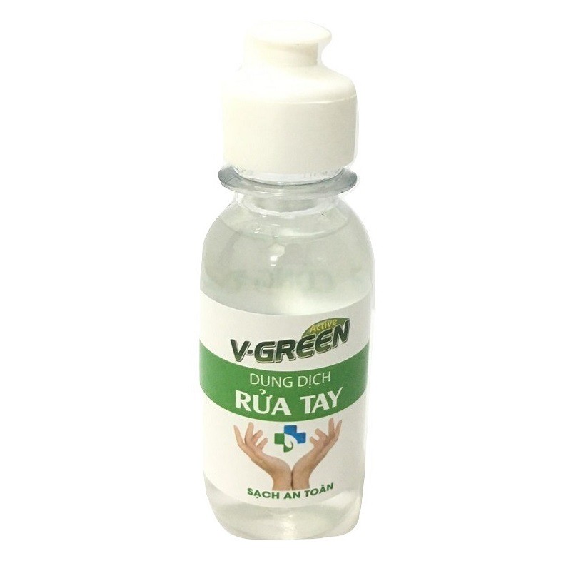 PU.PC- Dung dịch rửa tay - Hand Washing Liquid V-Green 100ml ( Bottle )