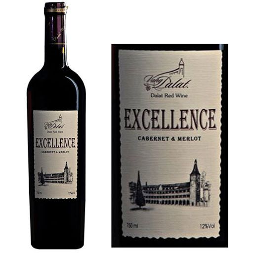 WI.R- rượu vang DaLat - Nha Trang - Red Wine Excellence Đà Lạt 750ml ( Bottle )