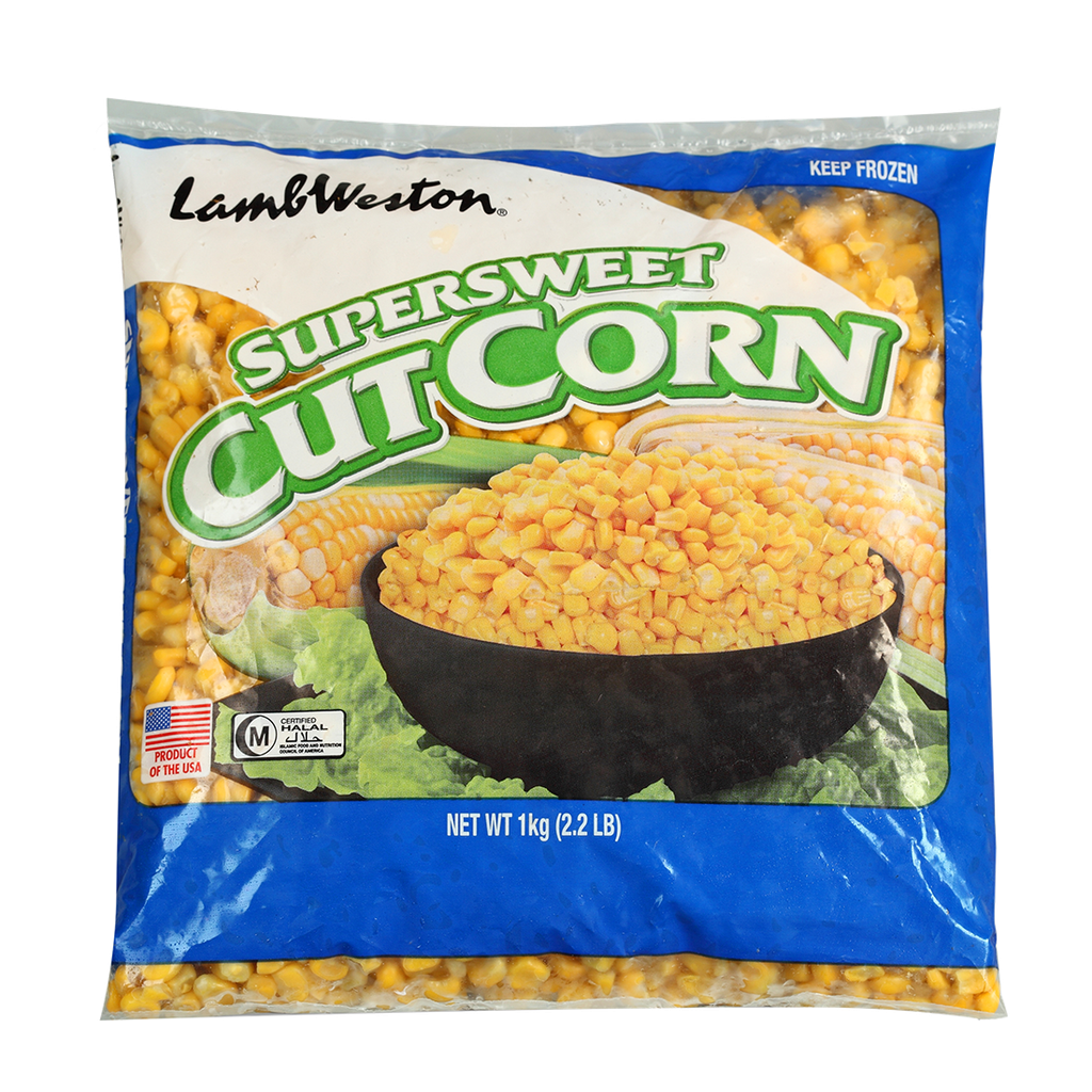 VEF- Bắp ngọt - Super Sweet Cut Corn LambWeston 1Kg ( Pack )