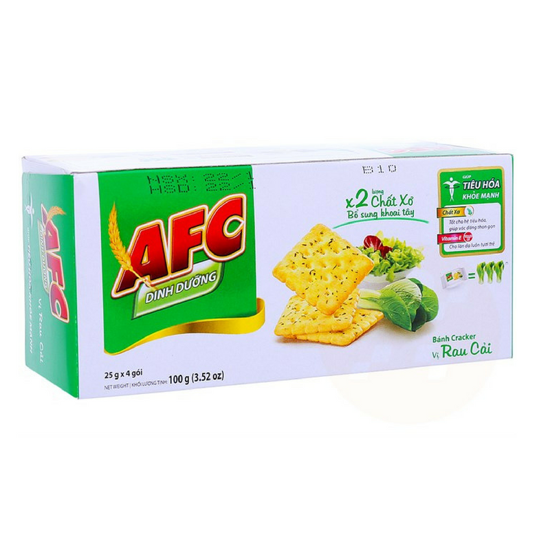 PC.B- Bánh quy vị rau củ - Vegetable AFC 100g (box)