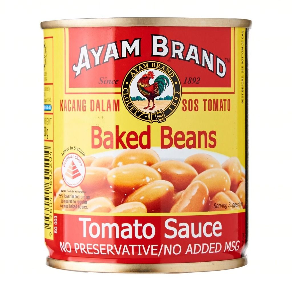 VET- Đậu xốt cà Ayam Brand 230g - Baked Beans In Tomato Sauce ( Tin )