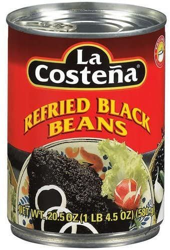VET- Đậu đen nghiền La Costena 400g - Refried Black Beans ( tin )