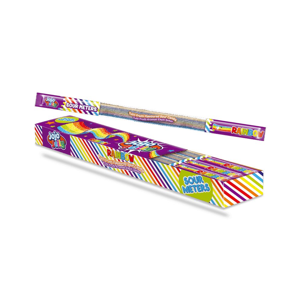 SN.CD- Fruit Flavor Ruler Jelly Sour Candy Jojo 15g