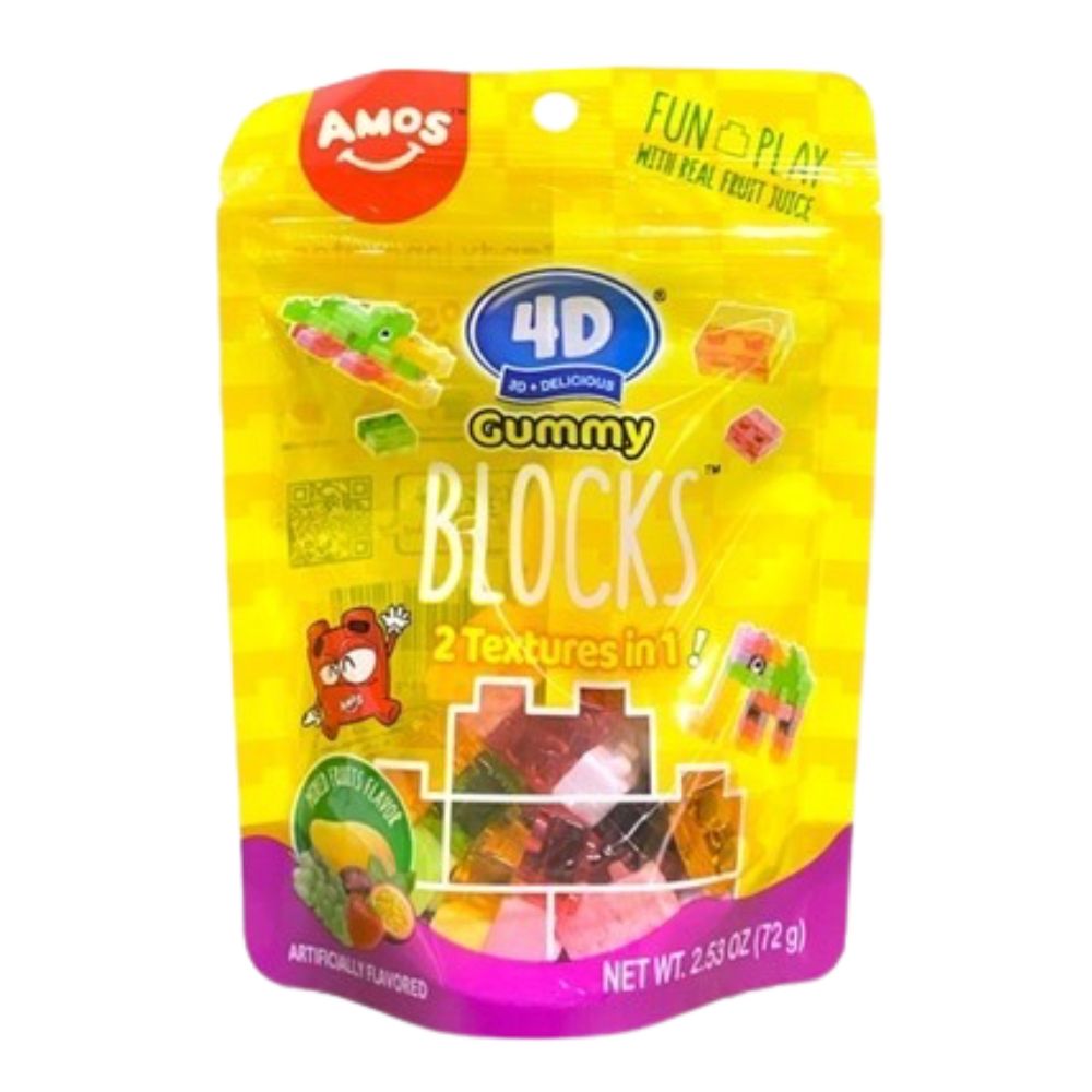SN.CD- Blocks 2 Textures in 1 Jelly Candy Gummy Amos 72g