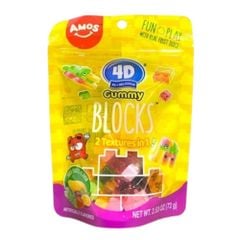 SN.CD- Blocks 2 Textures in 1 Jelly Candy Gummy Amos 72g