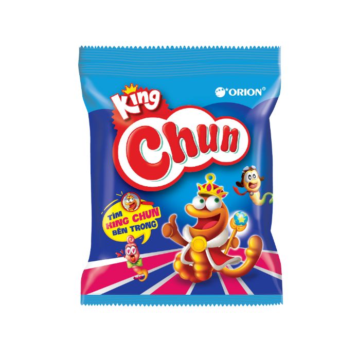 SN.CD- Mixed Fruits Flavor Jelly Candy King Chun Orion 25g