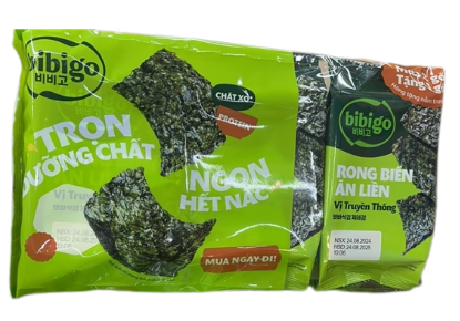 SN- Traditional Flavor Seaweed Bibigo (4g x 3packs)