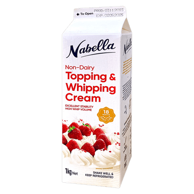 DA.W- Whipping Cream Non-dairy Topping Nabella 1L T1