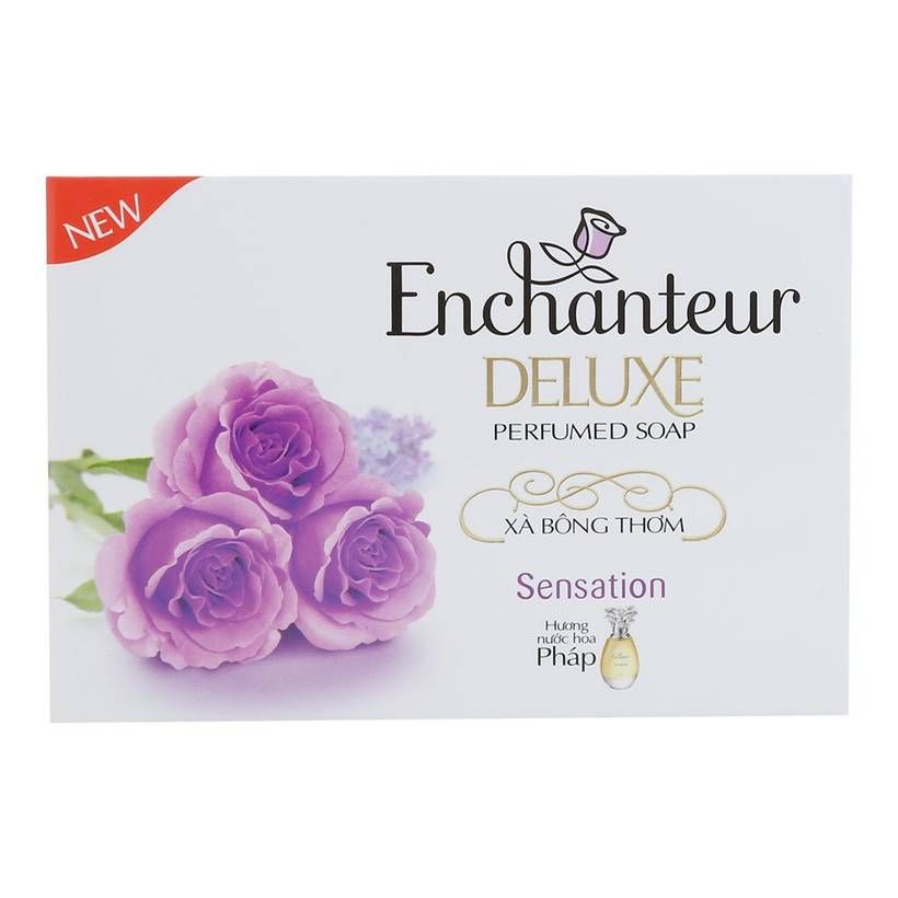 PU.H- Xà bông thơm Enchanteur hương nước hoa Pháp - Sensation Perfumed Soap Enchanteur 120g ( box )